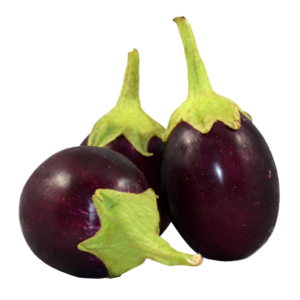 Brinjal round black