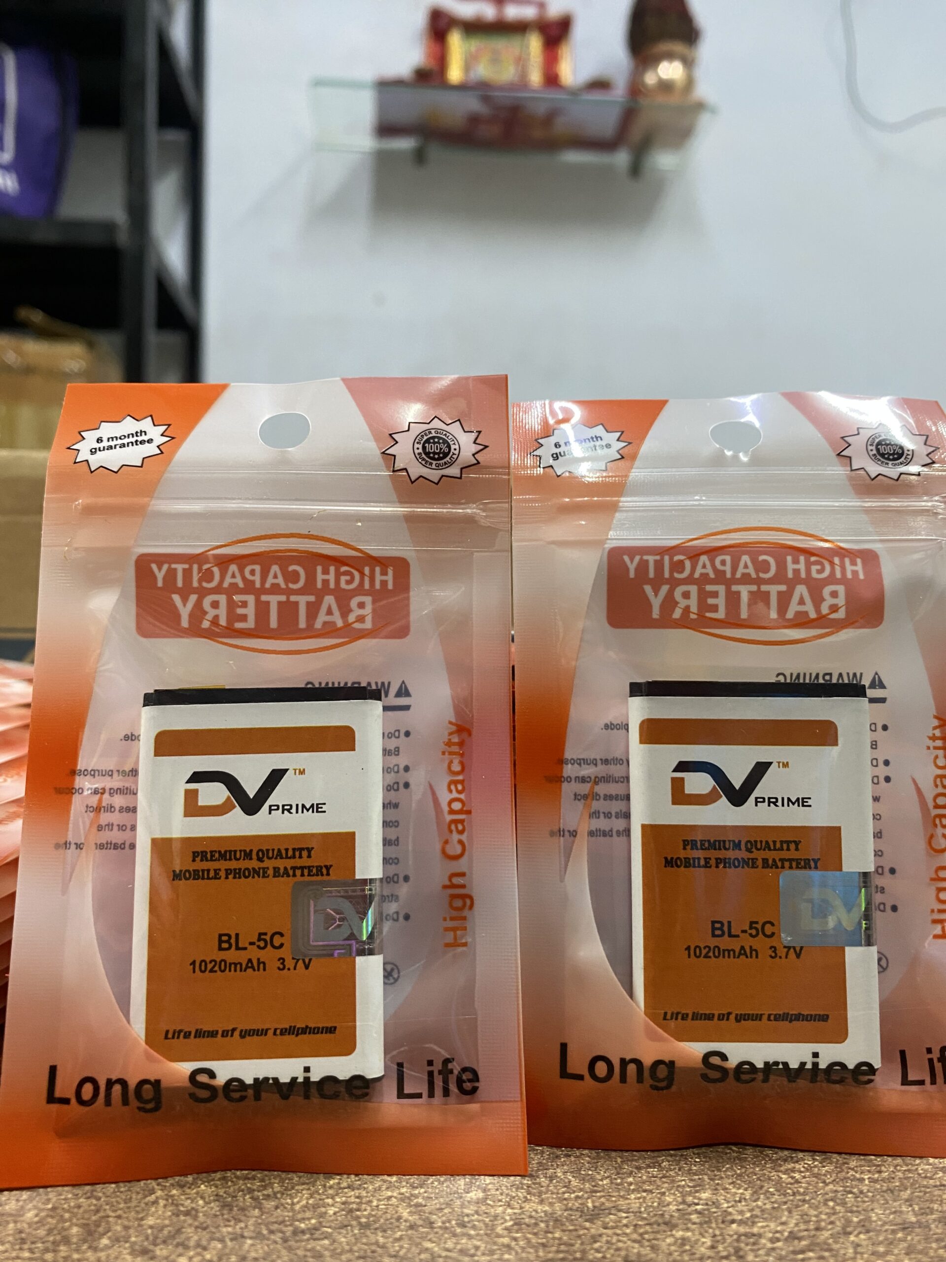 Dv prime 5c support all model battery 1050mah 💯 % quality