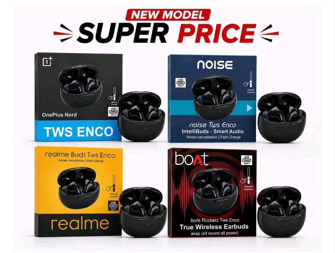 New Tws Enco Earbuds mix brand og Quality best price