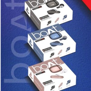 Boat airbuds (280)all shiny Extra Bass sound Quality Hard Box 1by1 lamination