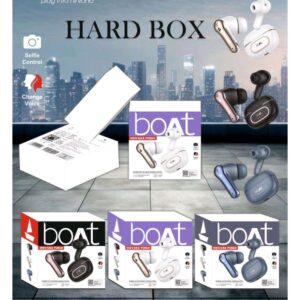 Boat Nirvana Punch voice changer +selfie control +multi colour +Hard Box +super Extra Bass sound Quality Earbuds