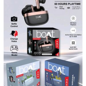 Boat Niravana Zen5 Hard Box all shiny Extra Bass sound mix colour