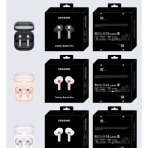New Samsung Galaxy BUds4 pro 100%og Extra Bass sound Hard BOX packing