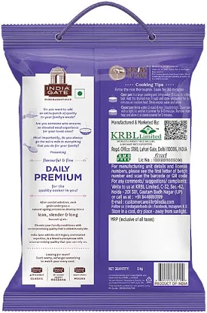 India Gate Basmati Rice Daily Premium 5 kg - Image 2