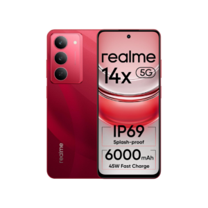 realme 14x 5G Smartphone 8+128GB red, 6.67-inch Screen, 120Hz Display, 6000mAh Battery, 80MP,