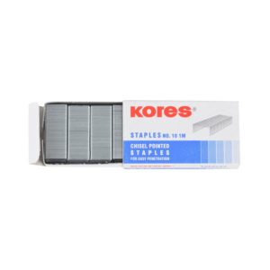 Kores Staples No. 10 1M, 3 inches x 1.5 inches x 3 inches, Set of 20
